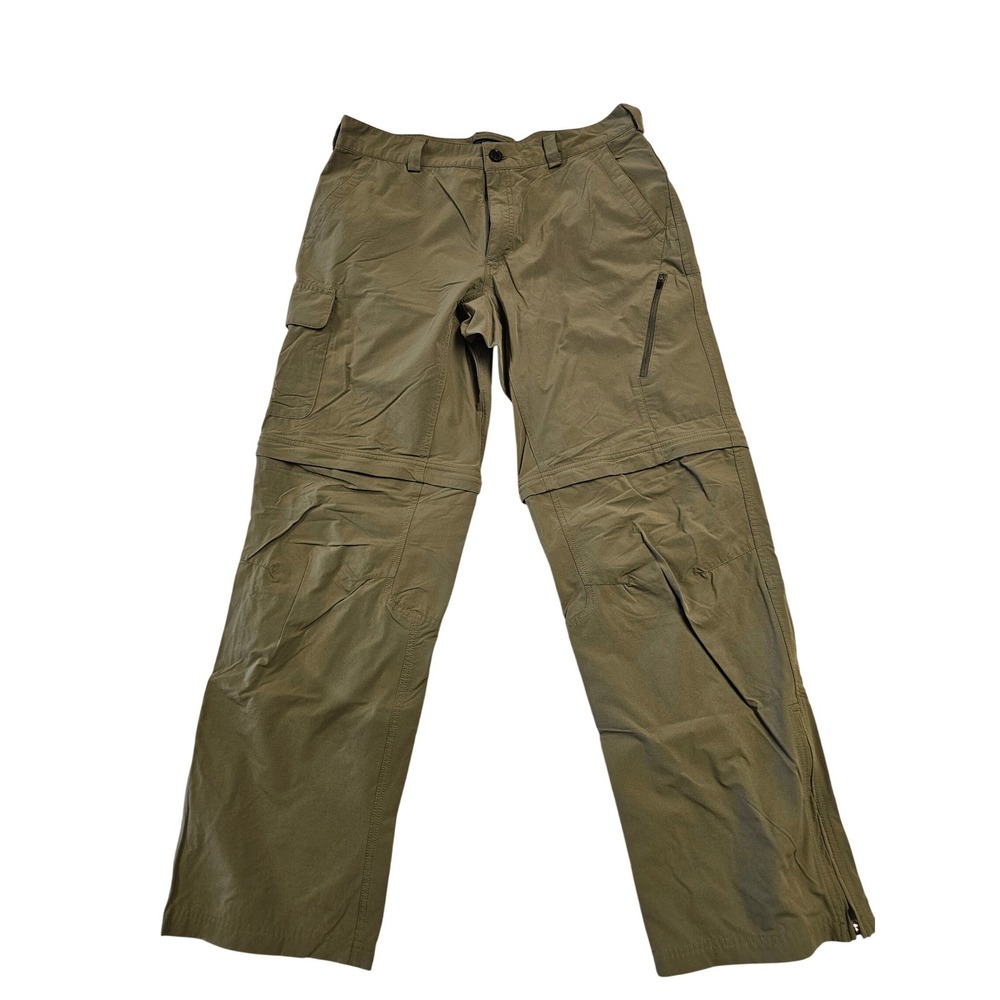 Eastern Mountain Sports EMS Mens Convertible Hiking Pants Olive‎ Green 36L 36x31